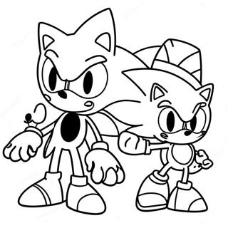 Sonic Forces Ausmalbild | Sonic Kräfte Ausmalbild