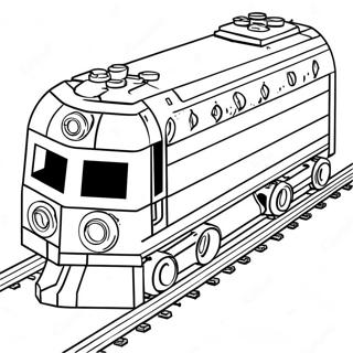 Lego Zug Ausmalbild | Lego Zug Ausmalbild