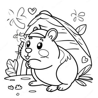 Hamster und Gretel Malvorlagen