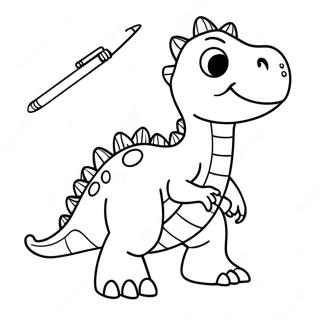 Gogo Dino Ausmalbild | Gogo Dino Ausmalbild