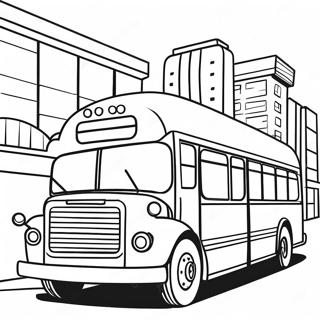 Stadtbus Ausmalbild | Stadtbus Ausmalbild
