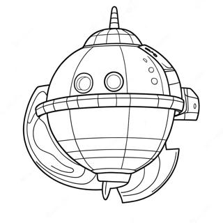 SpaceX Dragon Raumschiff Ausmalbild | SpaceX Ausmalbild