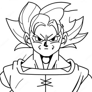 Dragon Ball Super Superheld Ausmalbild | Dragon Ball Super Superheld Ausmalbild