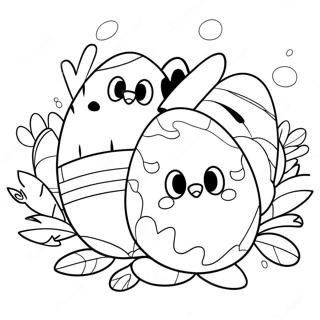 LOL Ostereier Ausmalbild | Lol Ostern Ausmalbild