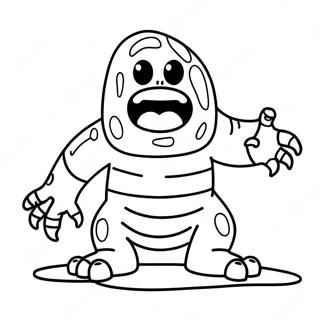 Lava-Monster Ausmalbilder | Lava Monster Ausmalbild