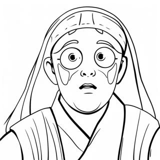 Junger Jedi Ausmalbild | Junge Jedi Ausmalbild