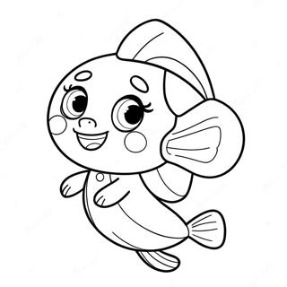 Oona Bubble Guppies Ausmalbild | Oona Bubble Guppies Ausmalbild