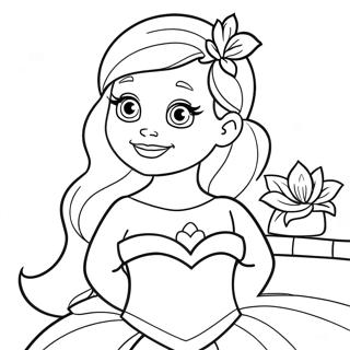 Verzaubertes Disney-Prinzessin-Ausmalbild | Disney Geheimnis Ausmalbild