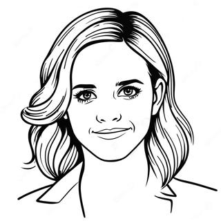 Emma Watson Ausmalbild | Emma Watson Ausmalbild