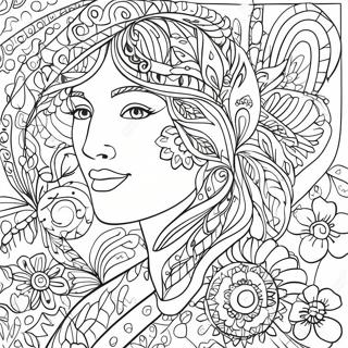 Laurel Burch Ausmalbild | Laurel Burch Ausmalbild