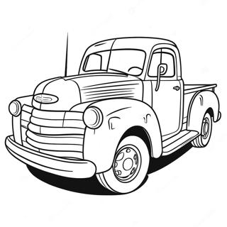 Pickup Truck Ausmalbild | Pickup Truck Ausmalbild