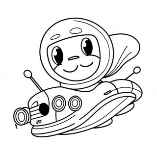 Flippy Ausmalbild für Kinder | Flippy Ausmalbild