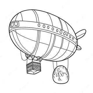 Luftschiff Ausmalbild | Luftschiff Ausmalbild