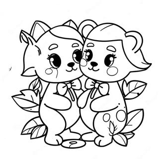 Ivy und Bean Ausmalbild | Efeu und Bohne Ausmalbild