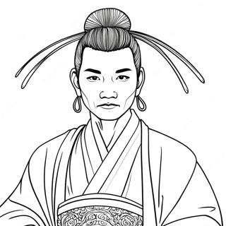 Hu Tao Ausmalbild | Hu Tao Ausmalbild