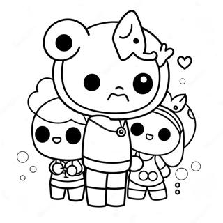 Tokidoki Charaktere Ausmalbild | Tokidoki Ausmalbild
