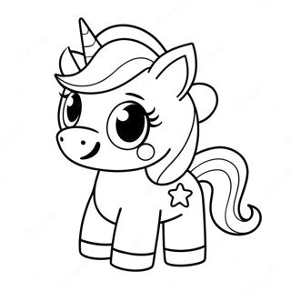 Süßes Tokidoki Einhorn Ausmalbild | Tokidoki Ausmalbild