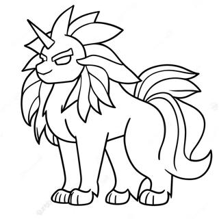 Solgaleo Ausmalbild | Solgaleo Ausmalbild