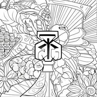 Mitsubishi Logo Ausmalbild | Mitsubishi Ausmalbild