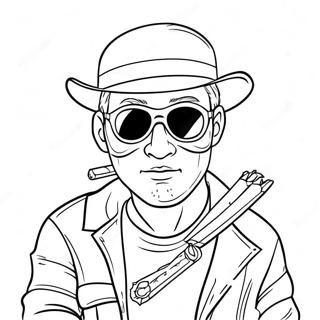 Dieb Ausmalbild | Dieb Ausmalbild