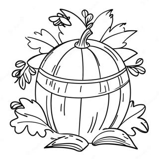 Herbst Bibel Ausmalbild | Herbstbibel Ausmalbild