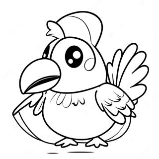 Farfetch'd Ausmalbild | Enton Ausmalbild