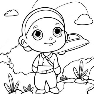 Abenteuerliche Olivia Ausmalbild | Olivia Ausmalbild