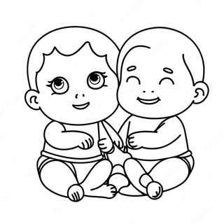 Niedliche Babys Ausmalbild | Babys Ausmalbild