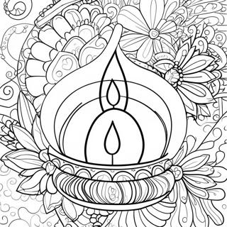 Diya Ausmalbild | Diya Ausmalbild