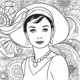 Audrey Ausmalbild | Audrey Ausmalbild