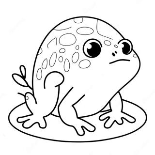 Frosch Squishmallow Ausmalbild | Frosch Squishmallow Ausmalbild