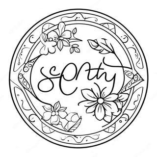 Scentsy Logo Ausmalbild | Scentsy Ausmalbild