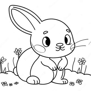 Hasen-Ausdruck Ausmalbild | Hase Ausmalbild Ausmalbild