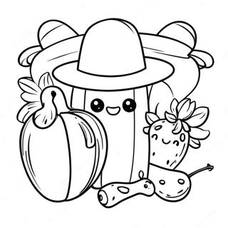 Vorschul Cinco de Mayo Ausmalbild | Vorschule Cinco de Mayo Ausmalbild