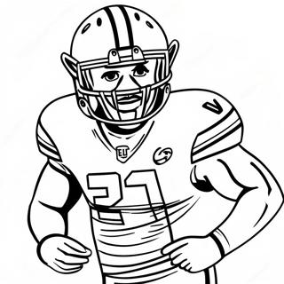 Ezekiel Elliott Ausmalbild | Ezekiel Elliott Ausmalbild