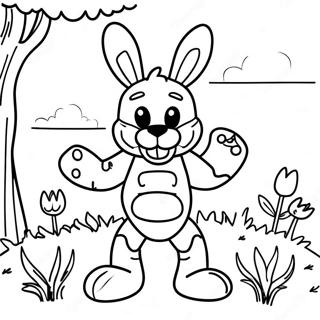 Federfalle Ausmalbild | Springfalle Ausmalbild