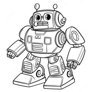Rettungsbot Ausmalbild | Rettungsroboter Ausmalbild