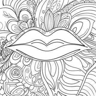 Lippen Ausmalbild | Lippen Ausmalbild