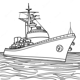Schlachtschiff Ausmalbild | Schlachtschiff Ausmalbild