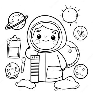 Wissenschaftsthema Ausmalbild für 5. Klässler | für 5. Klässler Ausmalbild
