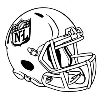 NFL Helm Ausmalbild | NFL Helm Ausmalbild