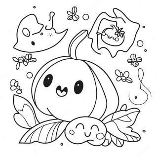 Halloween Kawaii Malvorlagen