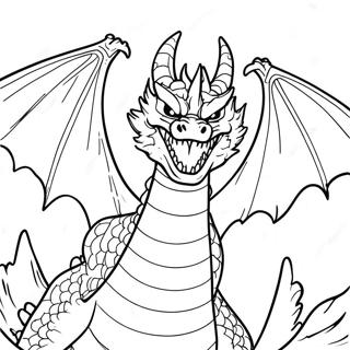 König Ghidorah Ausmalbild | König Ghidorah Ausmalbild