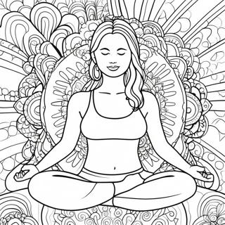 Yoga Ausmalbild | Yoga Ausmalbild