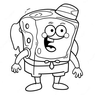 Halloween Spongebob Ausmalbild | Halloween Spongebob Ausmalbild