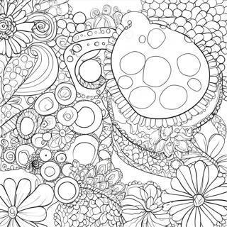 Punktkunst Ausmalbild | Punktkunst Ausmalbild