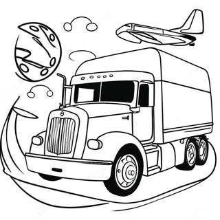 Transport Ausmalbild | Transport Ausmalbild