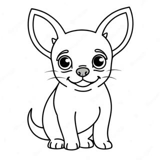 Chihuahua Ausmalbild | Chihuahua Ausmalbild