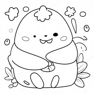 Niedliche Sumikko Gurashi Charaktere Ausmalbild | Sumikko Gurashi Ausmalbild