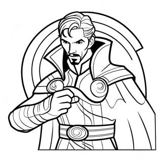 Doctor Strange Ausmalbild | Doktor Strange Ausmalbild